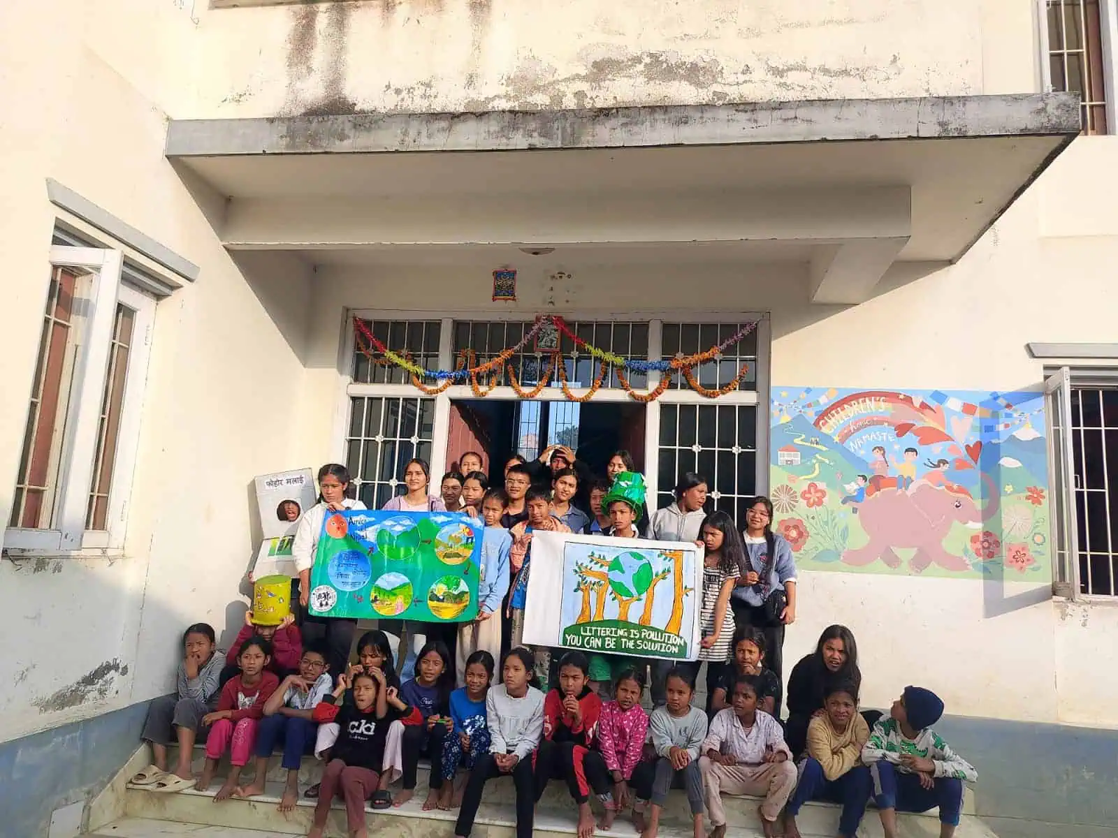 Interactive Environment Event at Children’s Home: A Step towards Sustainability