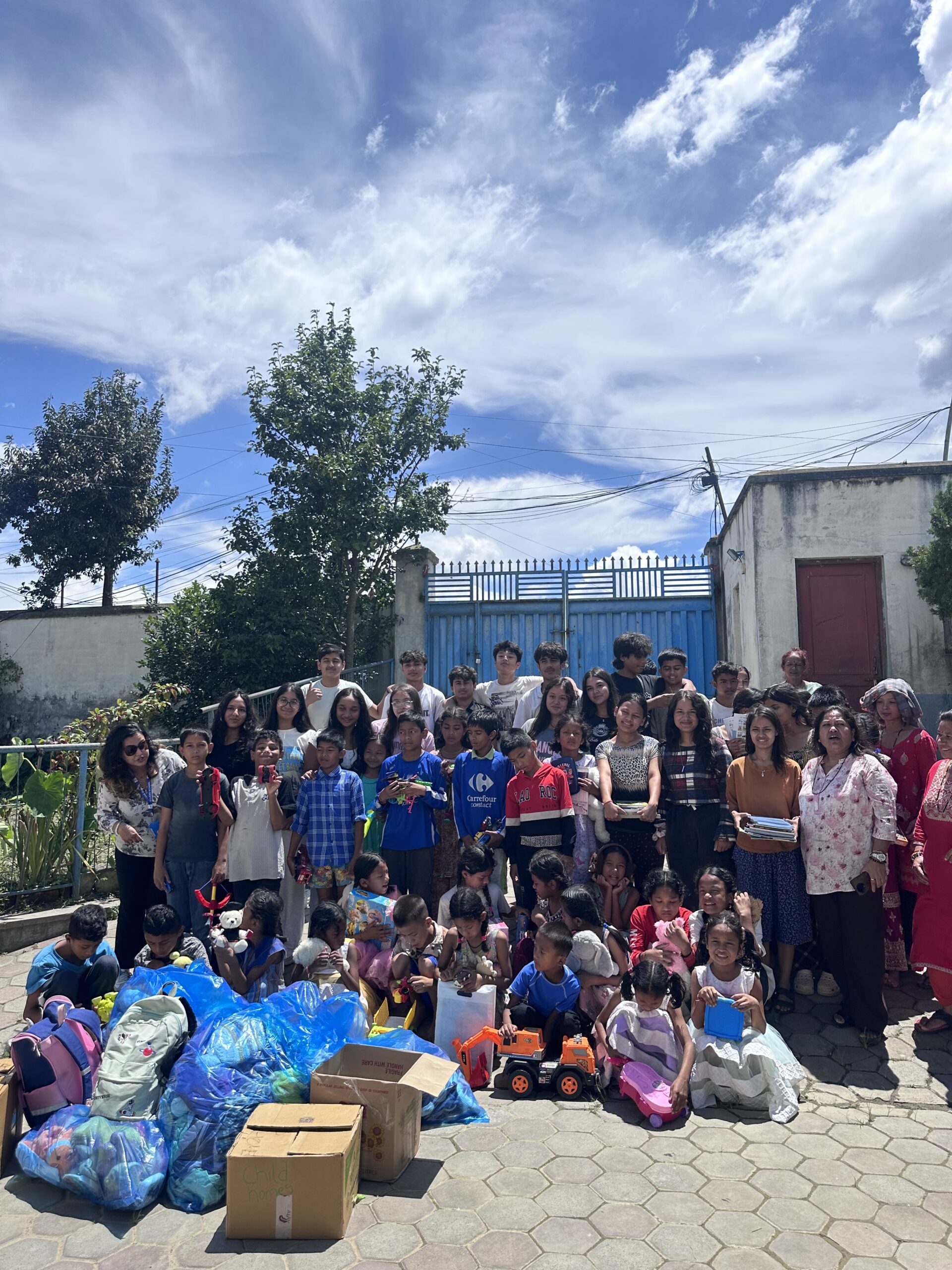 Students From Ullens Visit Children’s Home