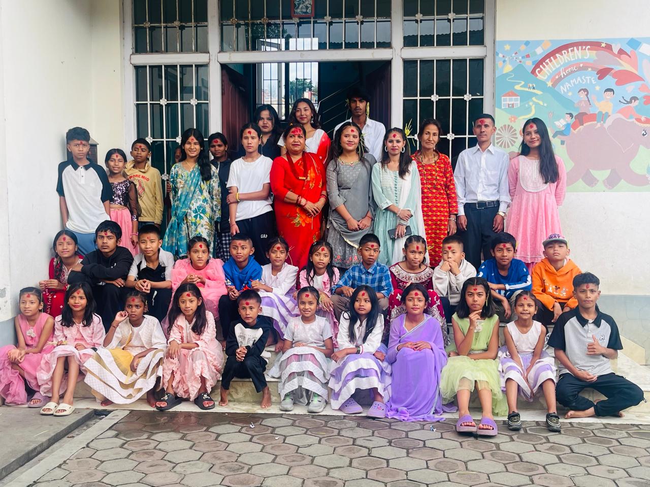 Dashain Celebration at Children’s Home – A Joyful Cultural Gathering 