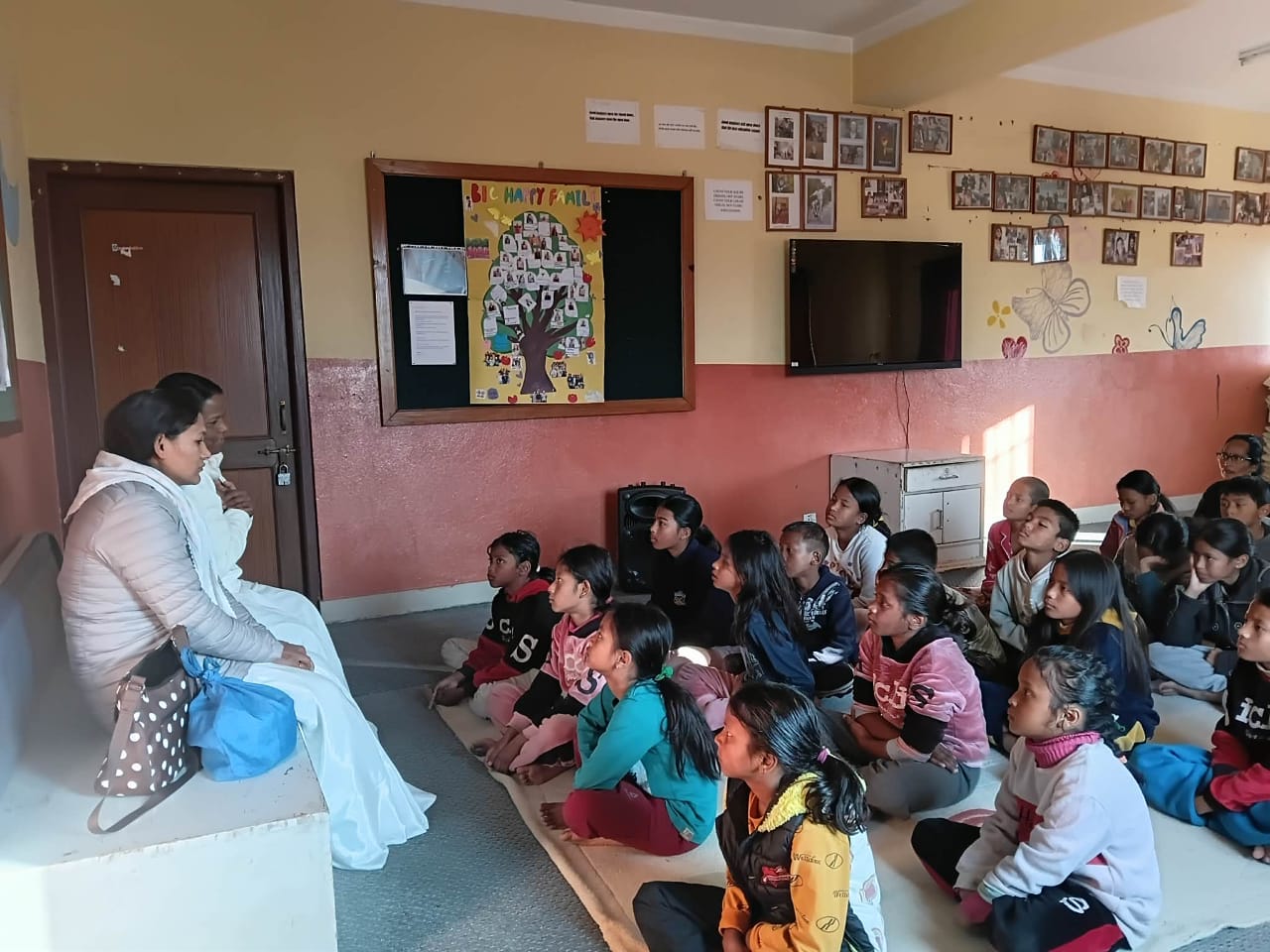 Om Shanti Meditation Session at Children’s Home